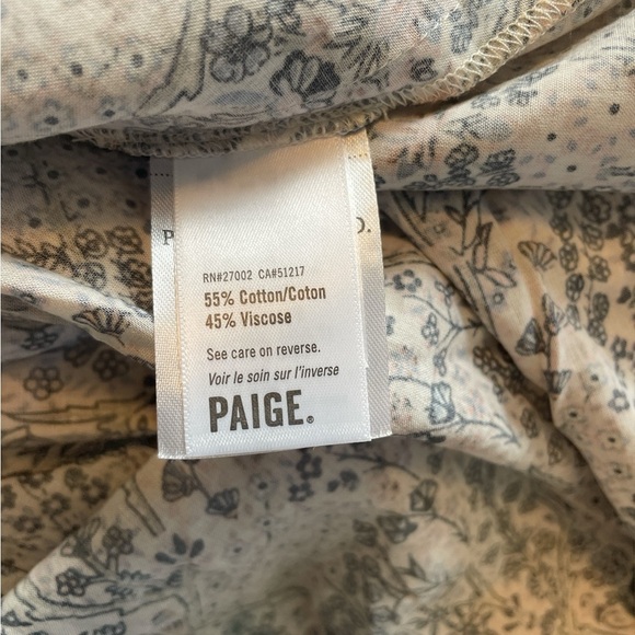 PAIGE Gisela Smocked Floral Long Maxi Dress - Picture 6 of 7